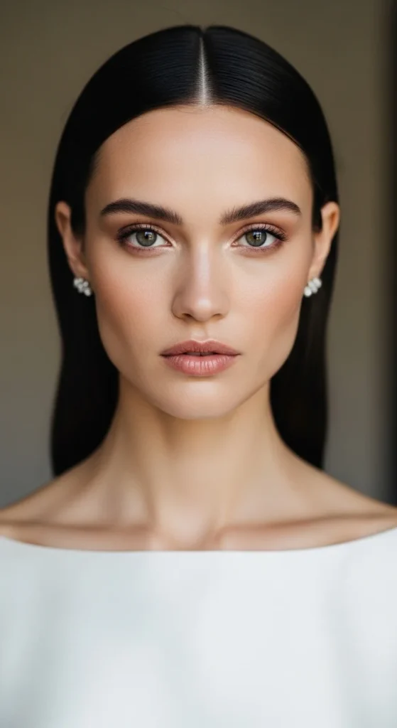 15. Simple Straight With Tucked Sides