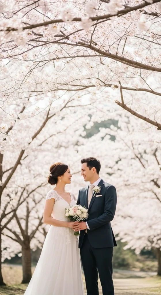 17. Highlight Early Cherry Blossoms for Photos