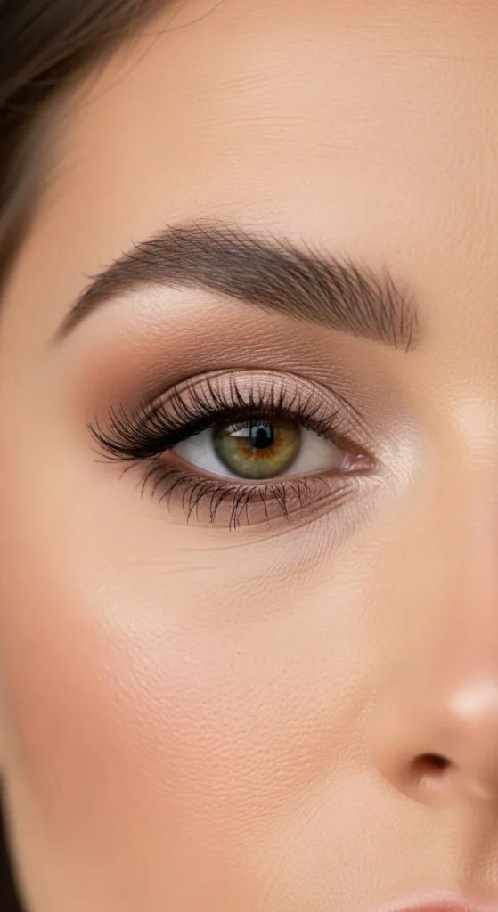 3. Satin Finish Neutral Eyes