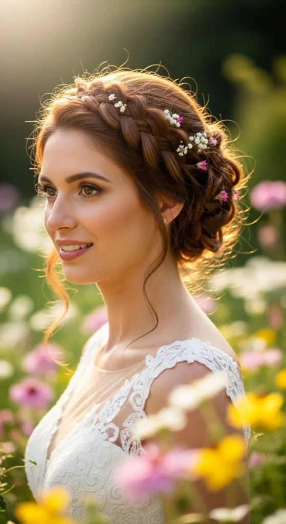 4. Braided Crown Accent