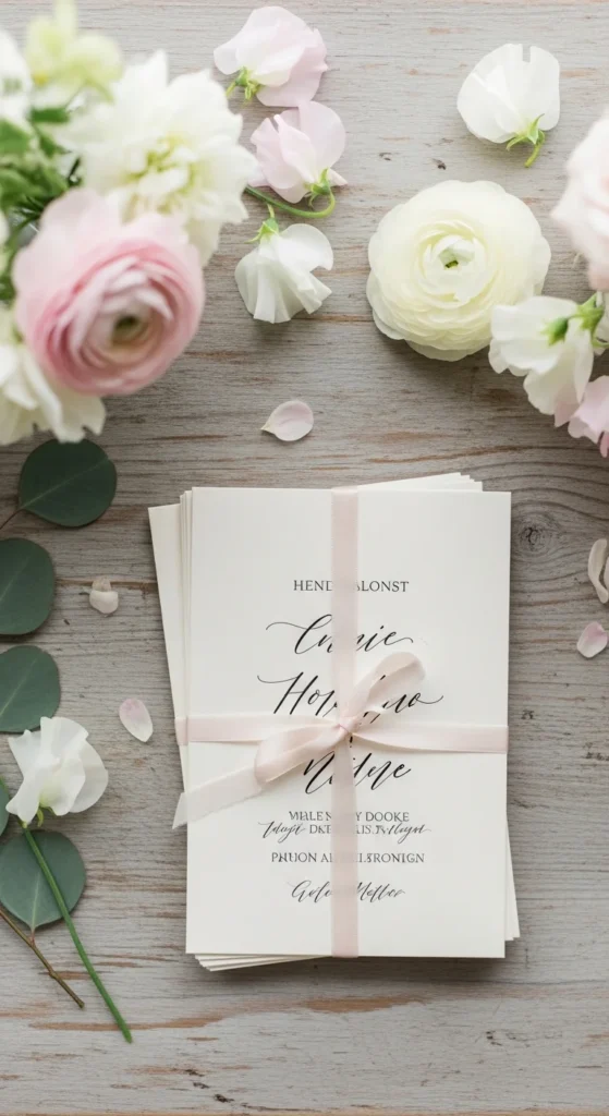 4. Create Elegant DIY Invitations