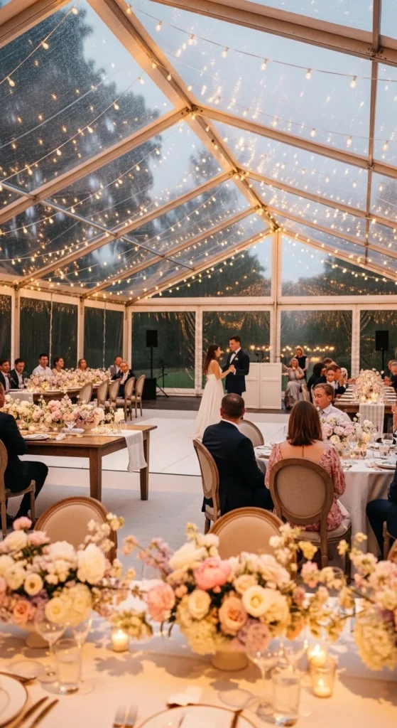 5. April Rain Plan with Clear Tents