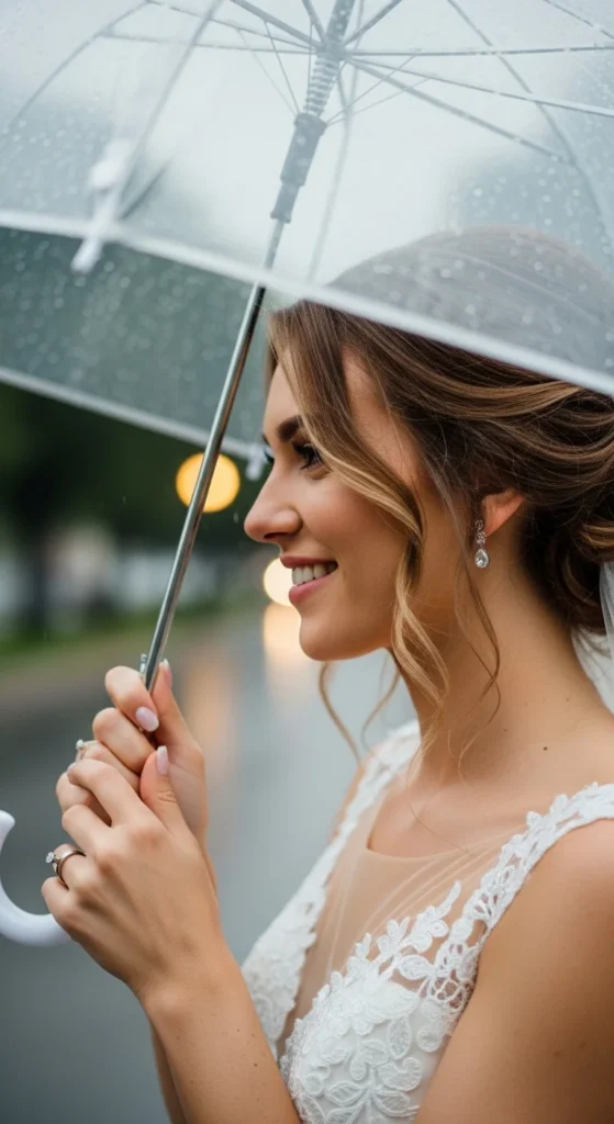 6. Rain-Ready Hair and Makeup Plan