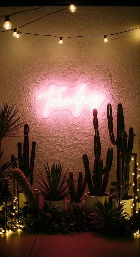 7. Neon Sign Reception Accent