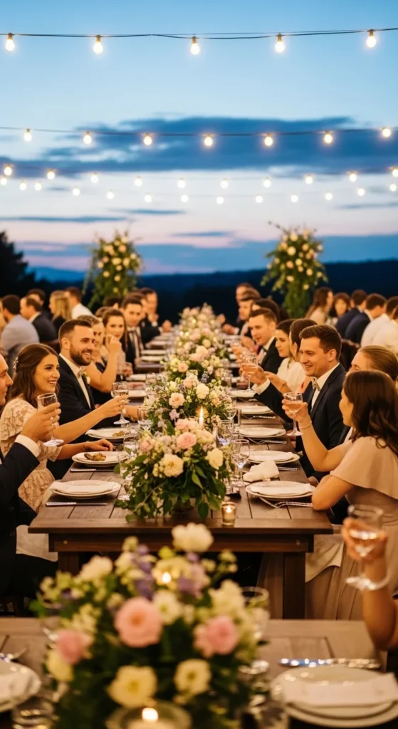 7. Outdoor String Light Reception