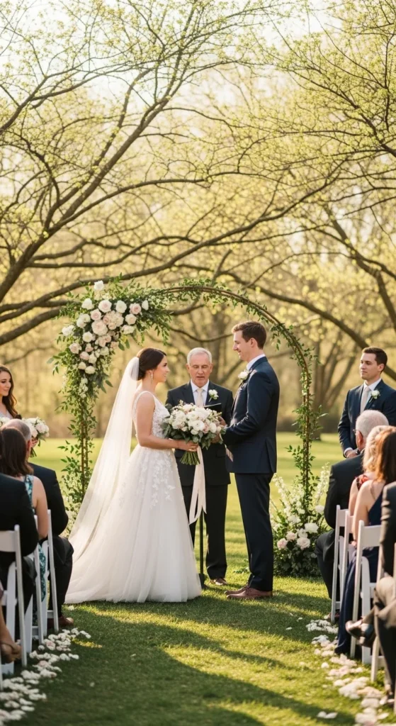 9. Plan a Midday Ceremony for Warmer Light